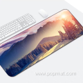 Printed natural rubber mat mouse pad